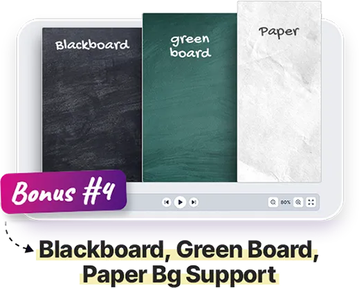 Bonus 4 — Blackboard, Greenboard and Paper Background Support